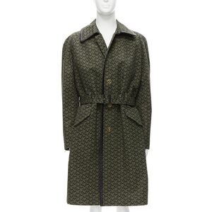 Versace 2021 La Greca Mac Trench Coat